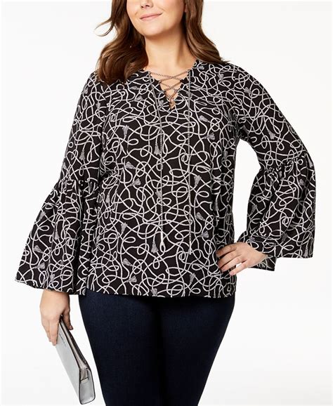 michael kors plus size tops macy& 39
